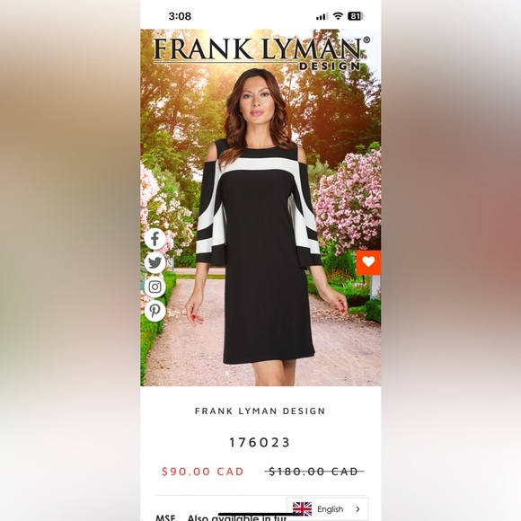 This dress was gifted to me which is not my style. - Picture 3 of 4